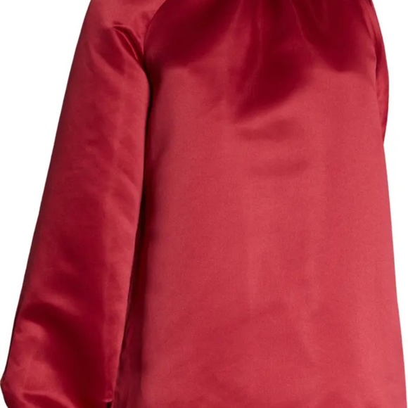 Kimberly Goldson Marsh One Shoulder Satin Dress/Blouse - Picture 10 of 15